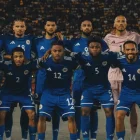 La selección de Curazao posó previo a un encuentro oficial rumbo a su histórica participación en la Copa Mundial de la FIFA 2026.