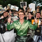 Pedro Pascal durante el estreno en Tokio de Star Wars: The Mandalorian y Grogu.
