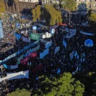 Fotografía de archivo de manifestaciones sindicales contra los recortes de Miliei el pasado 13 de mayo de 2026 en Buenos Aires (Argentina).