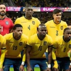 La Selección de Ecuador previo a un partido.