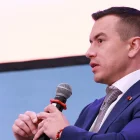 Daniel Noboa, durante actos previos al Informe a la Nación que presentará este 24 de mayo de 2026.
