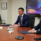 En su última visita a Estados Unidos, el presidente Daniel Noboa se reunió con el Banco Interameticano de Desarrollo (BID).