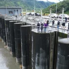 Autoridades recorrieron este viernes la captación de la central Coca Codo Sinclair, a fin de constatar la operatividad de esta infraestructura hidroeléctrica.