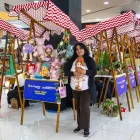 Los stands de la feria Mamma Mía que se desarrolla en algunas ciudades de Ecuador.