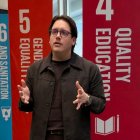 Durante el encuentro internacional, el especialista destacó la importancia de generar soluciones colaborativas desde lo local hacia lo global.