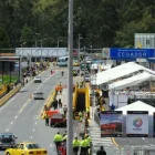 El Puente Rumichaca tiene menos movimiento comercial tras la imposición de aranceles.