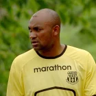 Raúl Guerrón cuando jugaba en Barcelona SC.