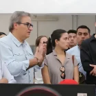De izquierda a derecha: Rafael Quintero exviceministro de Electricidad, exministro de Energía Antonio Gonçalves, exasesora Doménica López Arboleda, y el exasesor Peter Dreher.