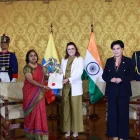 Ecuador recibió a embajadoras de India y Haití tras anuncio de Noboa sobre compra de fármacos.