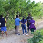 La policía llegó hasta el área del hallazgo de los dos extranjeros muertos en la comuna Olón