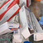 Medicamentos incautados por la ARCSA.