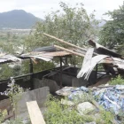En la cisterna de esta casa fueron abandonados los cuerpos de los cuatro comerciantes asesinados, incluida la dueña de un negocio en la ciudadela Martha de Roldós.