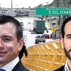 El presidente de Ecuador, Daniel Noboa, y el candidato presidencial colombiano Abelardo de la Espriella.