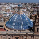 Vista general de la cúpula de la Iglesia de las Escuelas Pías, galardonada en los Premios Europa Nostra, tras una compleja intervención con más de 35.000 tejas.