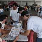 Jurados electorales cuentan votos este 31 de mayo en Cúcuta (Colombia).