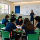 El trabajo colaborativo, los consejos estudiantiles y las actividades extracurriculares permiten que los estudiantes practiquen el liderazgo desde edades tempranas.