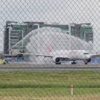 El avión de Iberia tuvo un inconveniente en su salida.