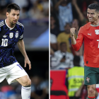 Lionel Messi (izq.) y Cristiano Ronaldo compartirán en el Mundial 2026 un récord difícilmente superable.