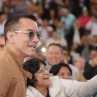El presidente de la República, Daniel Noboa, participó este viernes en el acto de pago anticipado de compensaciones jubilares.