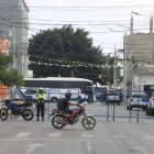 Amplio operativo policial y militar resguardó los alrededores de la Judicatura de La Libertad durante la audiencia del caso Triple A.