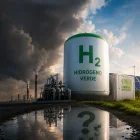 Una foto referencial sobre la elaboración del llamado hidrógeno verde.