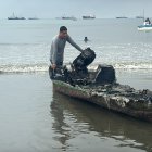 Pescadores lamentaron la pérdida de sus lanchas y embarcaciones, que dejan miles de dólares en pérdidas y el drama de no tener sustento.