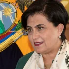 Gabriela Sommerfeld, hasta este domingo 7 de junio fue la canciller ecuatoriana.