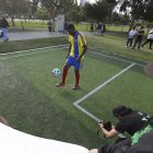 Agustín 'El Tin' Delgado anotó goles en los dos mundiales que jugó.