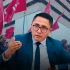 la UNE, presidida por Andrés Quishpe, difundió un comunicado sobre el bloqueo de sus cuentas bancarias.
