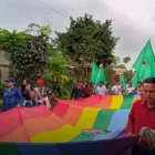 Habitantes de Las Naves participan en una manifestación contra el proyecto minero Curipamba-El Domo.