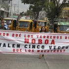 Los afectados recorrieron la avenida Cacique Tomalá, sur de Guayaquil
