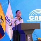 Diana Atamaint ha sido presidenta del CNE desde 2018, cuando se posesionó el actual Pleno.