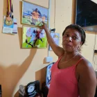 La madre de Nilson Angulo, Dora Ramírez, conserva en su casa recuerdos de su hijo, seleccionado de Ecuador.