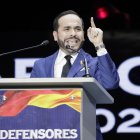 Abelardo De la Espriella, candidato a la presidencia de Colombia por el movimiento de derecha Defensores de la Patria.