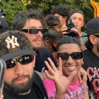 Jombriel se presentó en el banderazo en Filadelfia.