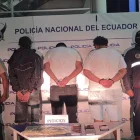 En poder de los tres aprehendidos se encontró sustancias sujetas a fiscalización.