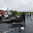 En la vía Santa Elena - Guayaquil un terrible accidente de tránsito dejó doce personas fallecidas