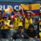 Aficionados animan su equipo este domingo, previo a un partido del grupo E del Mundial de la FIFA 2026 entre Costa de Marfil y Ecuador