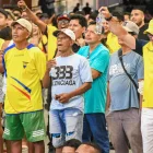 En Las Palmas, esmeraldeños vivieron la fiesta del fútbol por el debut de Ecuador en el Mundial 2026.