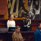 Mishel Mancheno presidió la sesión del CAL en la que se calificaron seis proyectos de ley para su trámite en comisiones legislativas.