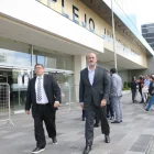 Julio Cueva e parte de la defensa del alcalde Guayaquil Aquiles Álvarez en el caso Goleada.