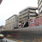 Edificio Santiago Noziglia. Por su cercanía con el Multicomercio sufrió daños en su estructura, la cual quedó resentida.