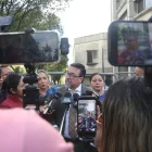El asambleísta Xavier Ordóñez acudió este 17 de junio a la Fiscalía para presentar un acto urgente.