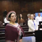 Mariana Yumbay cuestionó la aprobación del cambio del orden del día para iniciar una fiscalización sobre cámaras de seguridad en Guayaquil.