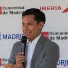 Jefferson Pérez, vicepresidente del COE, durante una reunión oficial del organismo.