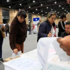 Fotografía de archivo, tomada el pasado 8 de marzo, durante las elecciones primarias de partidos en Colombia, en Bogotá (Colombia).