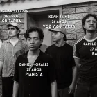 Integrantes banda guayaquileña Tombó