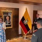 La embajadora de Reino Unido en Ecuador, Elizabeth Green.