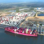 Las acividades de comercio exterior en el puerto de DP World en Posorja.
