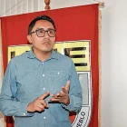 Andrés Quishpe es el presidente de la UNE. La organización mantiene una denuncia en la OIT por su disolución ordenada en 2016.